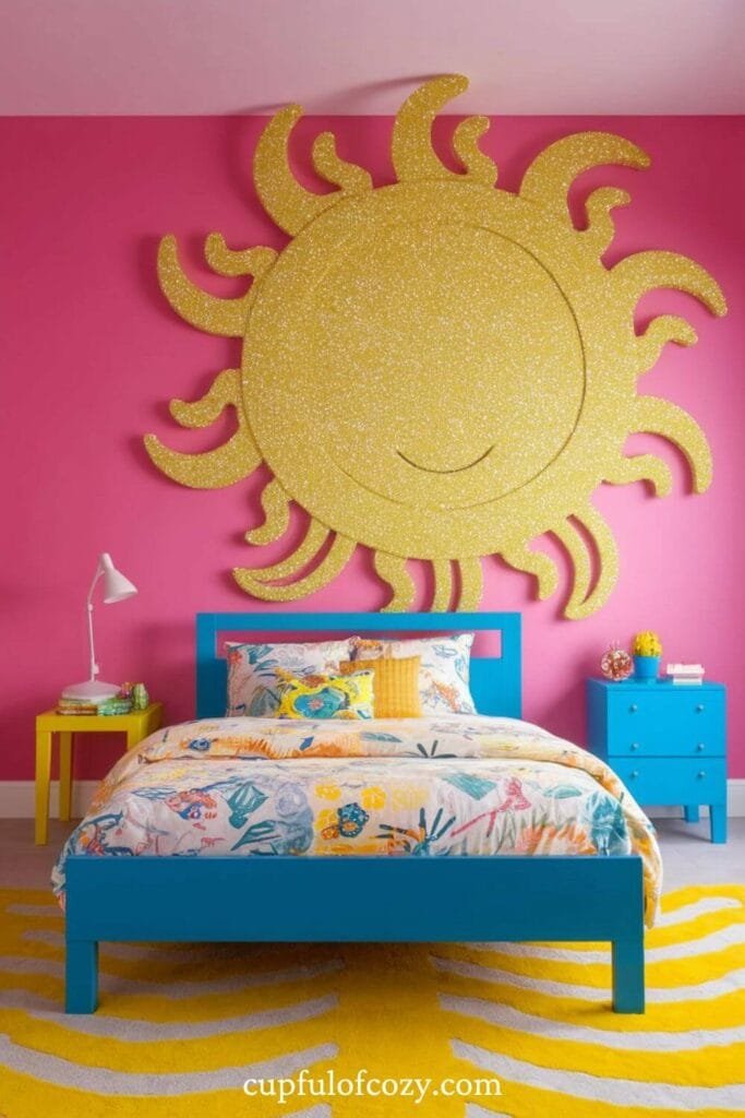 Beachy Sunshine Spot Bedroom for Kids