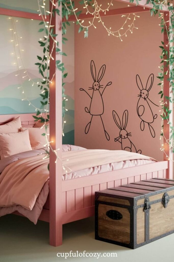 Blush Forest Hideout Bedroom