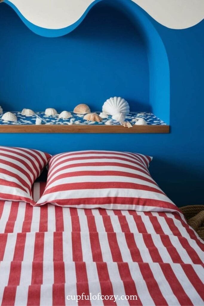 Coastal Wave Crash Camping Firefly Nook Bedroom for Kids