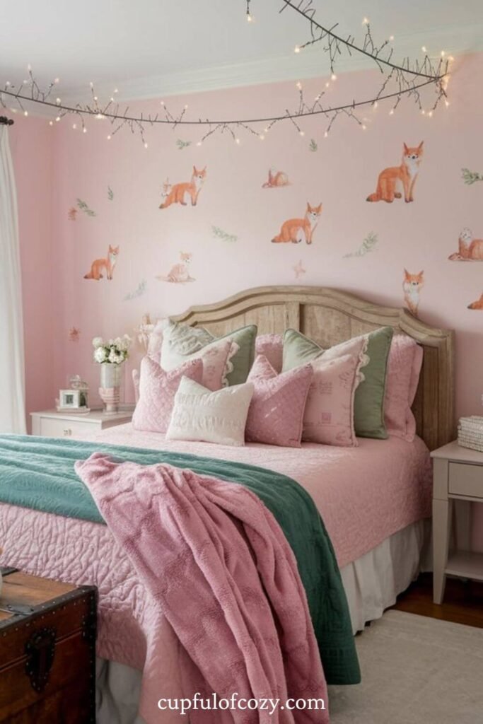 Enchanted Pink Cove Bedroom