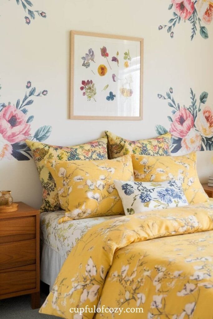 Floral Burst Bedroom For Girls