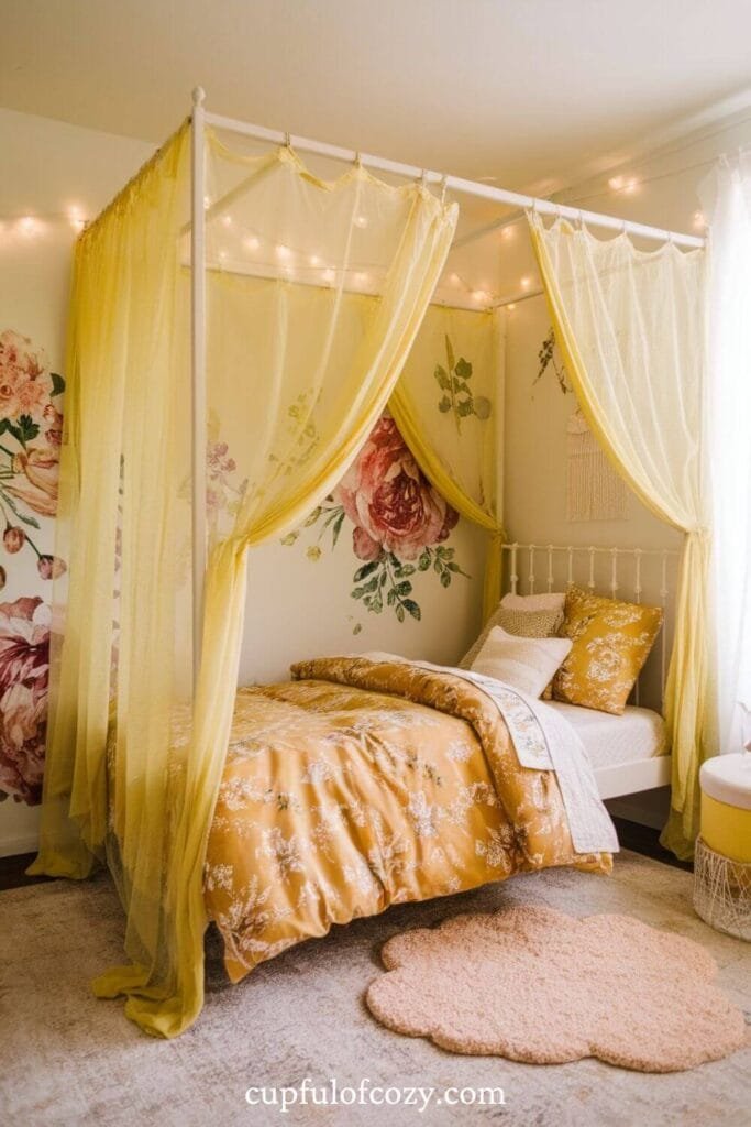 Floral Dream Bedroom For Girls (2)