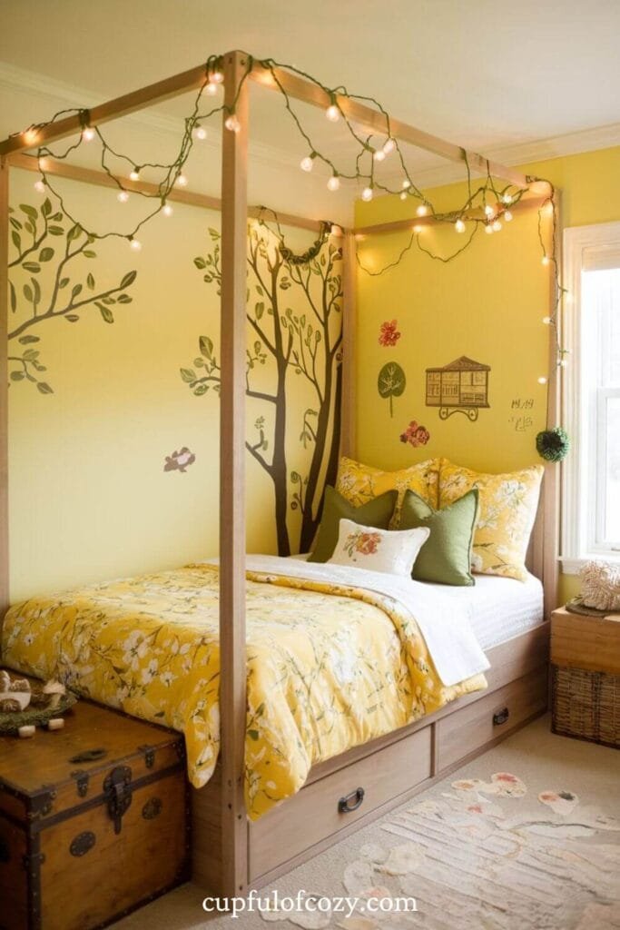 Floral Hideout Bedroom For Girls