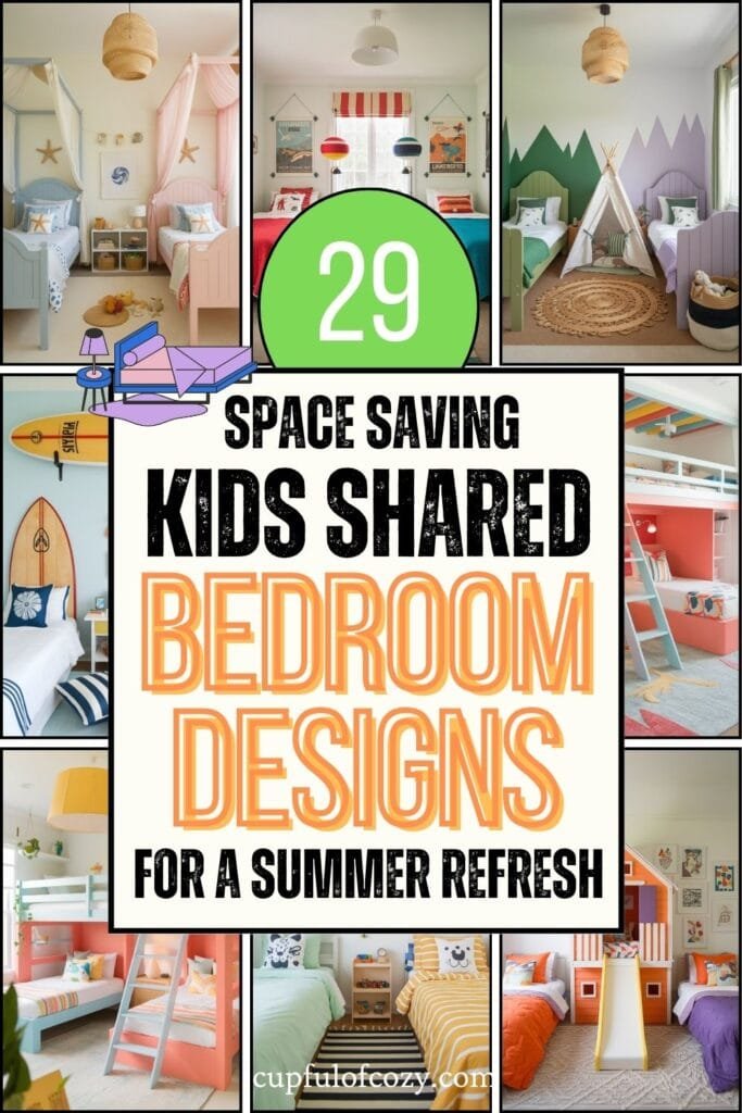 Fun Shared Kids’ Room Ideas for a Fresh Summer