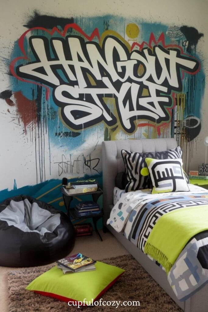 Graffiti Art Hangout Bedroom