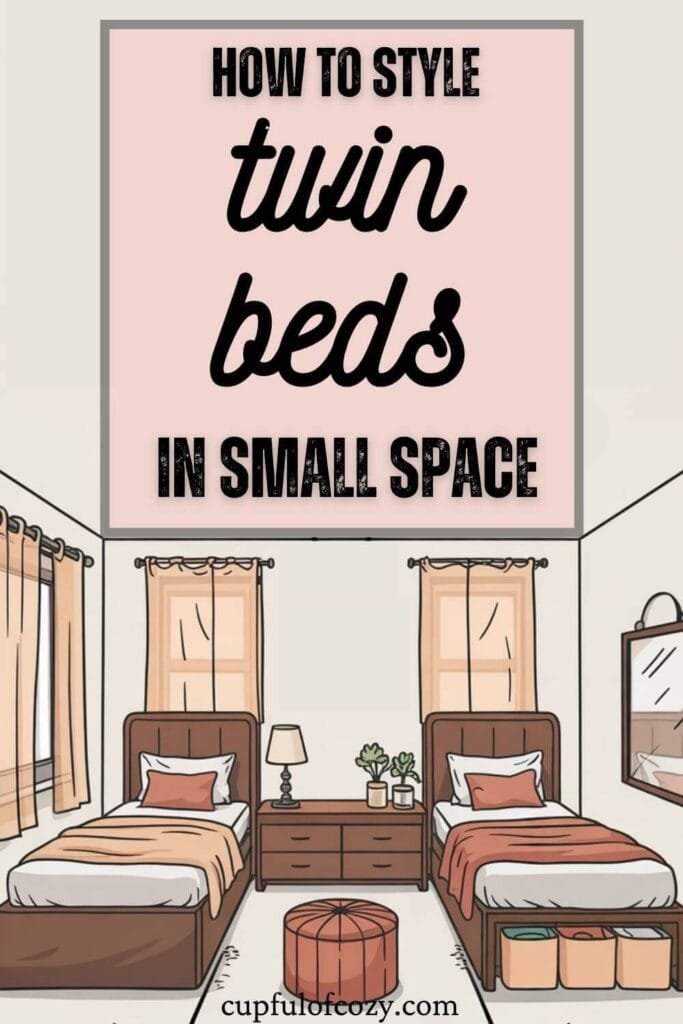 How to Style Twin Beds in a Small Room for Maximum Space (2)