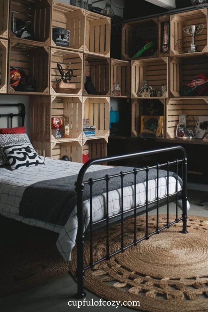 Industrial Loft Bedroom for Pre-teens