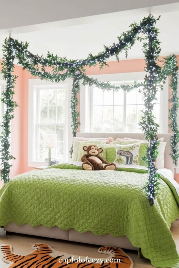 Jungle Vine Hangout Bedroom for Kids