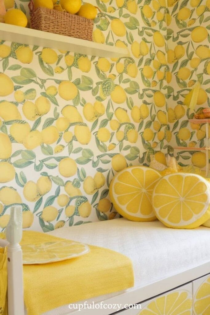 Lemon Zest Bedroom For Girls