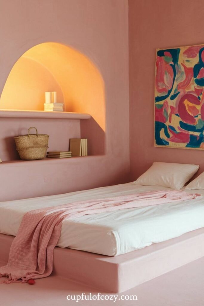 Minimalist Pink Tide Bedroom (2)