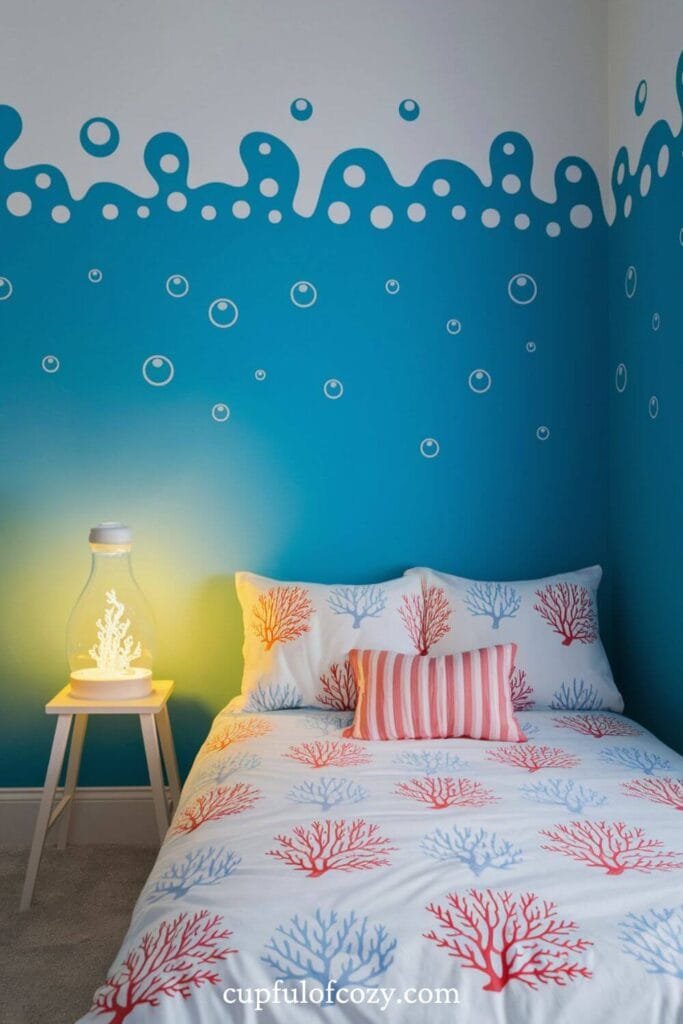 Ocean Bubble Blast Bedroom for Kids