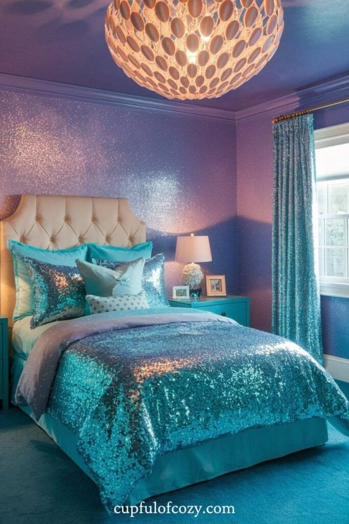 Ocean Mermaid Lagoon Bedroom for Kids