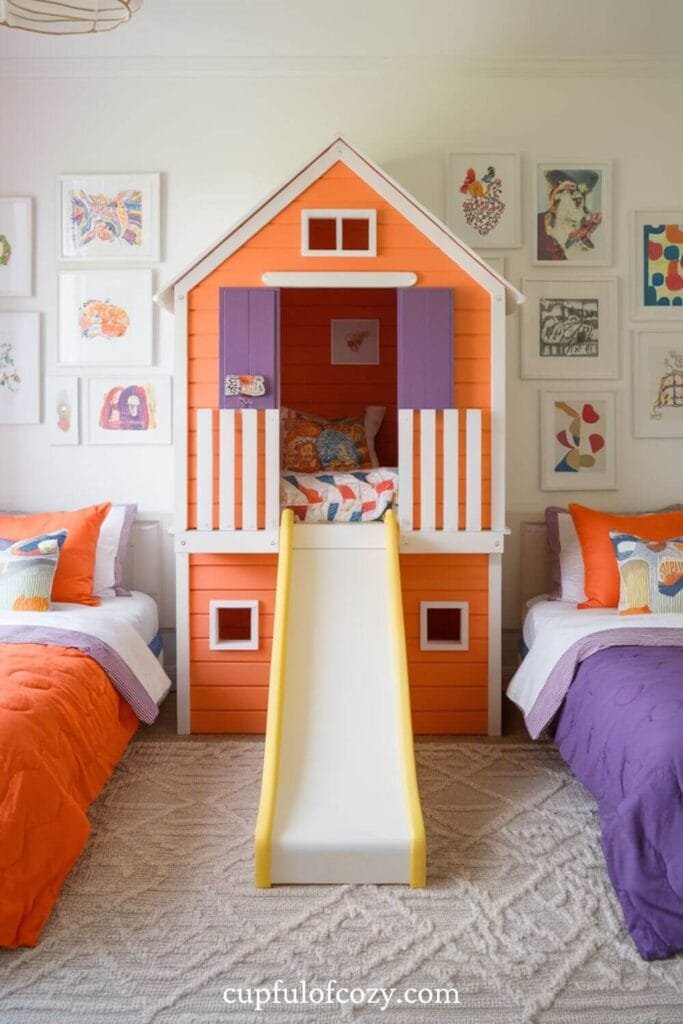 Orange and Purple Playhouse