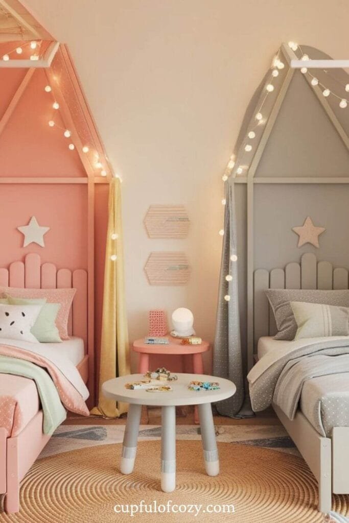 Pastel Peach and Gray Haven