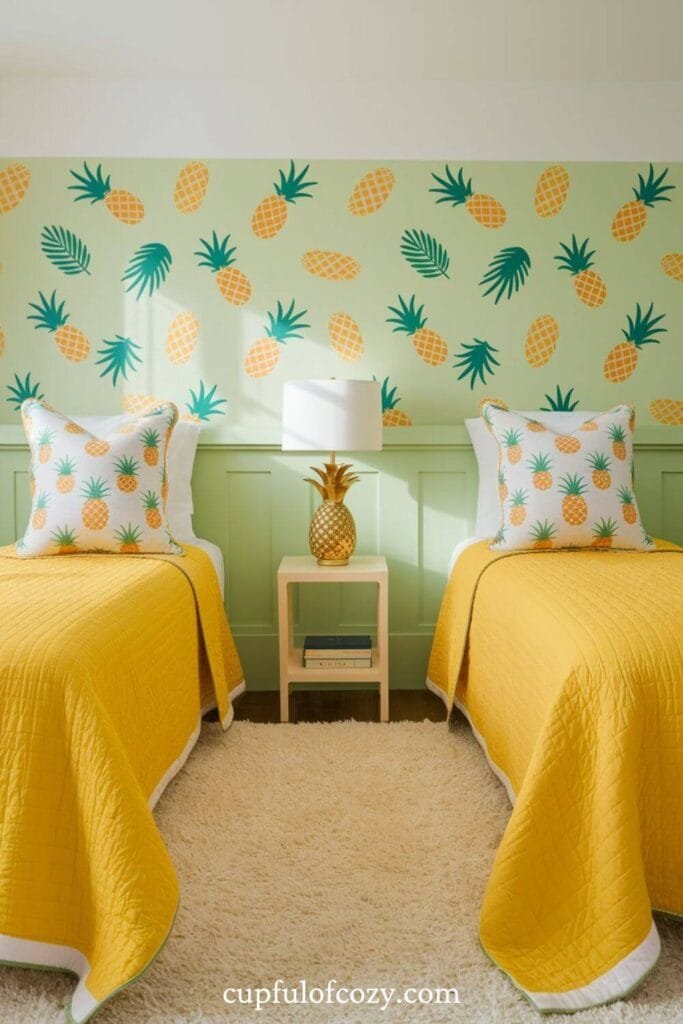 Pineapple Pop Bedroom