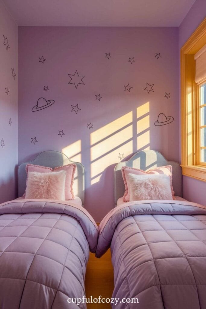 Pink and Purple Bedroom for Girls
