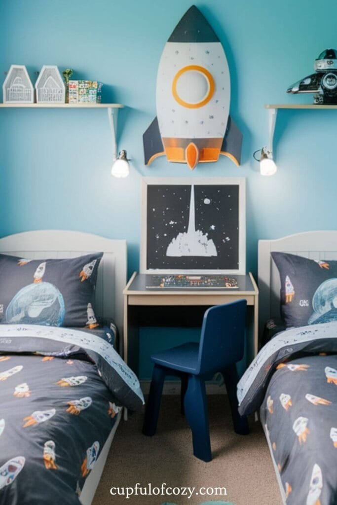 Rocket Ship Launchpad Bedroom