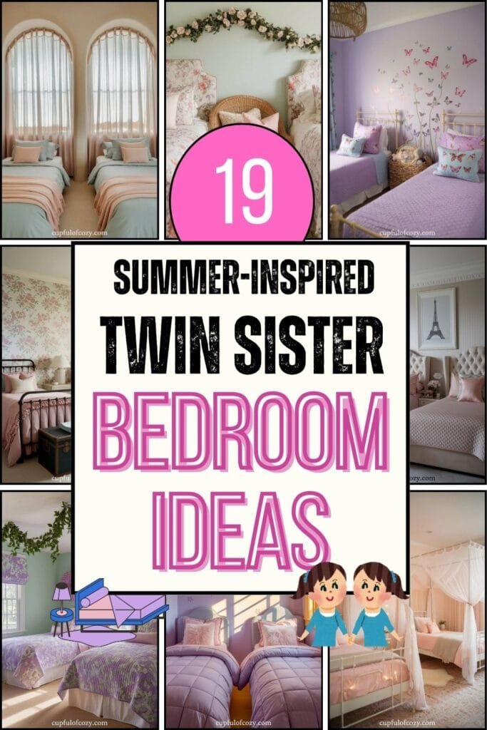 Summer Twin Sister Bedroom Ideas For A Cozy Shared Space