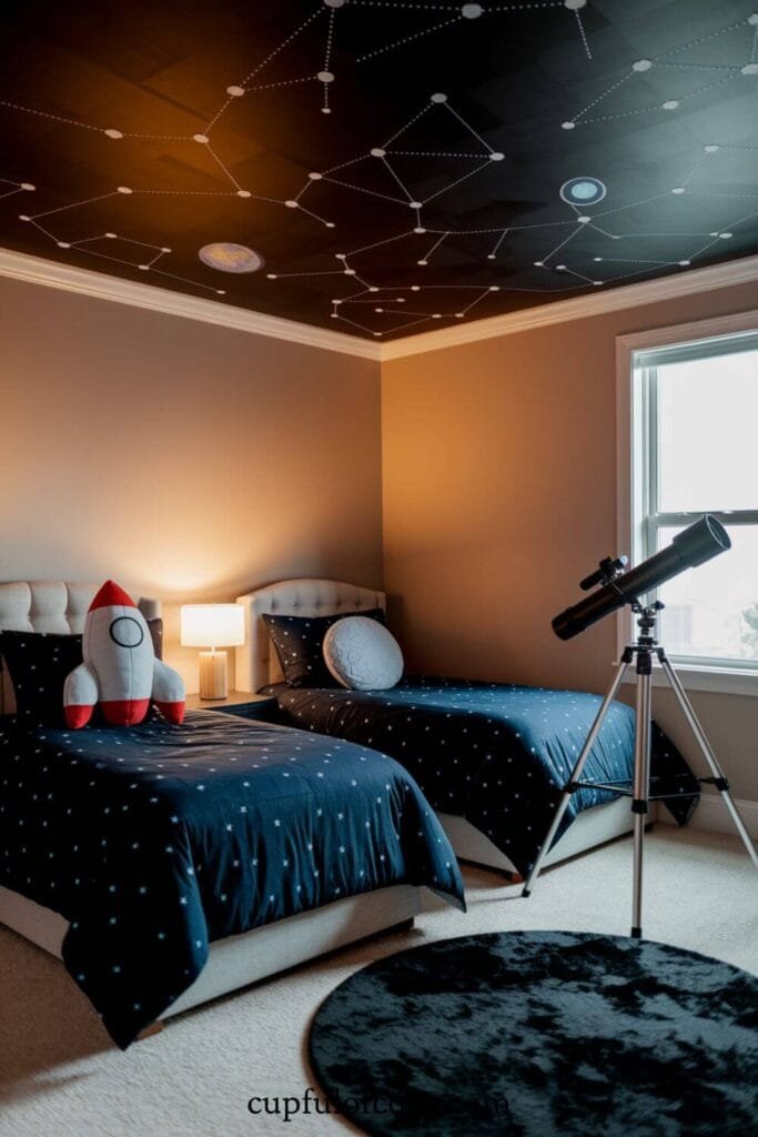 The Galactic Explorer Base Bedroom