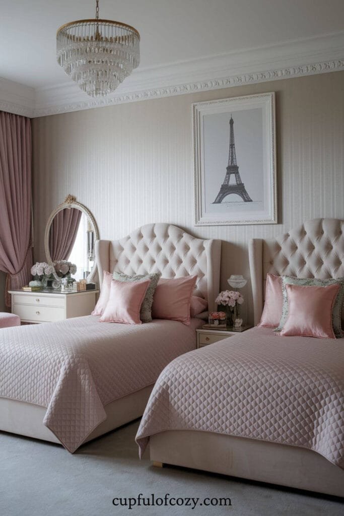 The Parisian Chic Suite Bedroom (2)