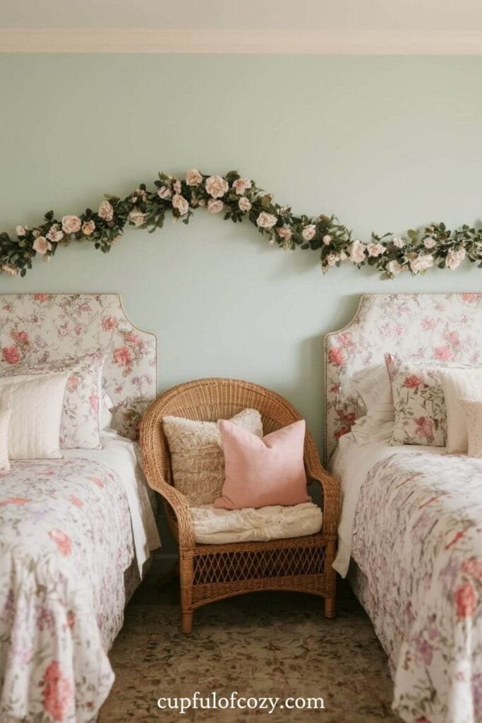 The Pastel Cottagecore Bedroom for Sisters