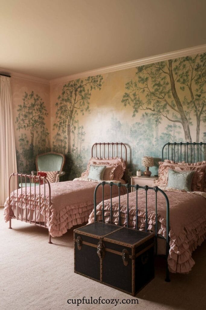 The Vintage Storybook Nook Bedroom