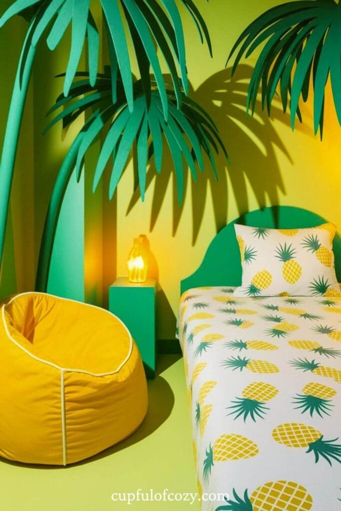 Tropical Party Pad Bedroom for Kids
