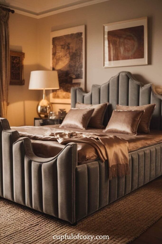 Upholstered Elegance Bedroom