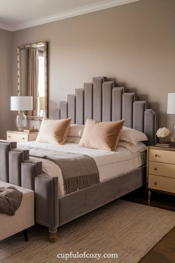 Upholstered Elegance Bedroom