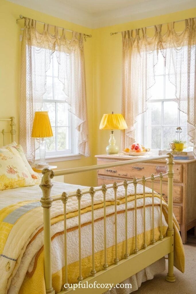Vintage Sunshine Bedroom For Girls
