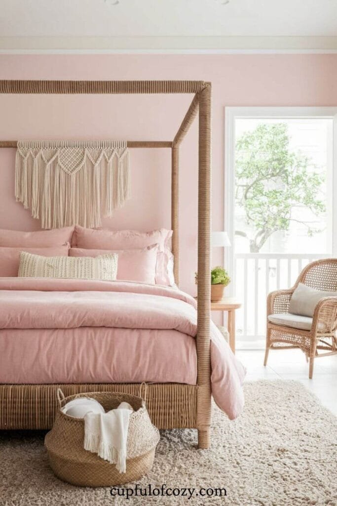 Wicker and Rattan Retreat Bedroom