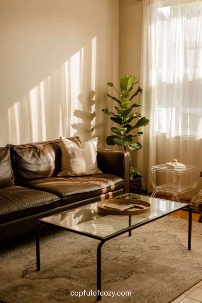 Acrylic and Glass Tables That Disappear Visually