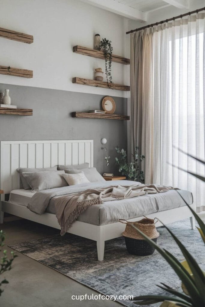 Airy White Curtains for a Morning Glow
