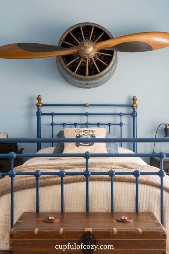 Antique Airplane Escape Bedroom