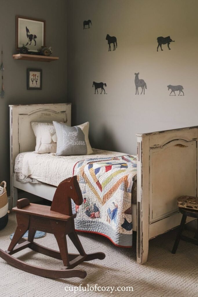 Antique Farmhouse Nook Bedroom