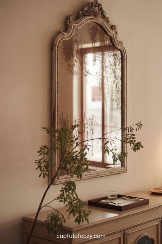 Antique Mirror for a Glam Touch