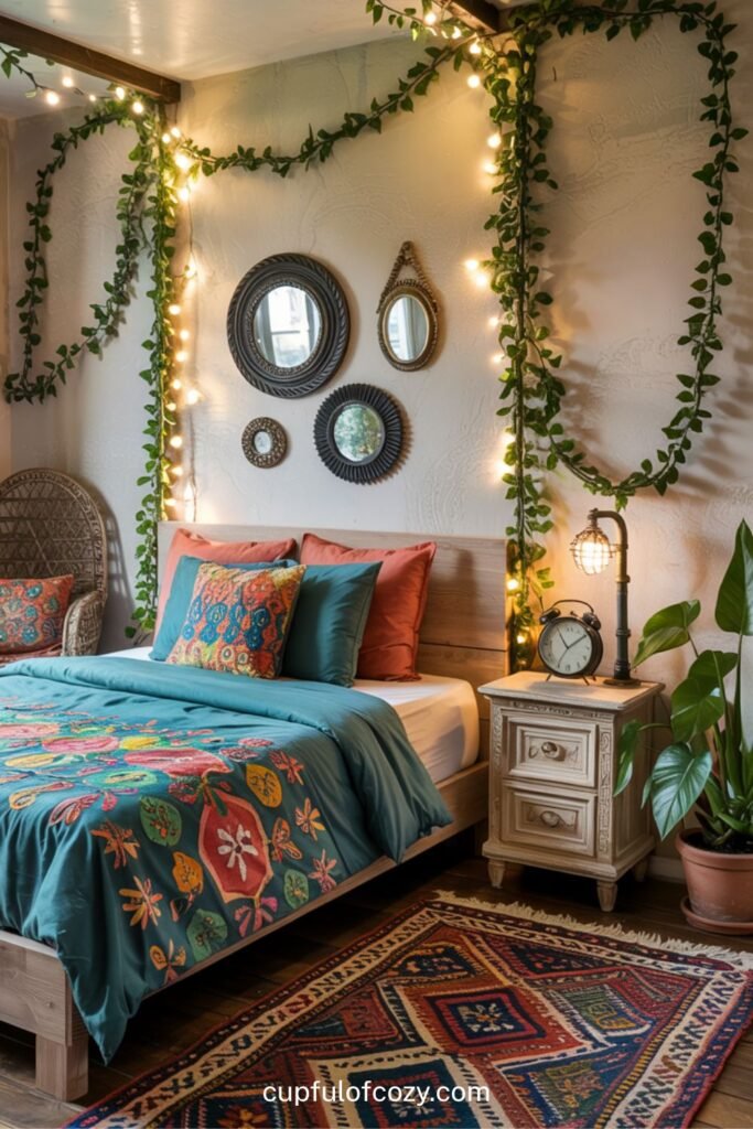 Asymmetrical Corner Canopy Bedroom