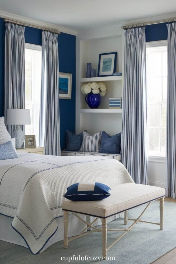 Breezy Blue Accent Bedroom