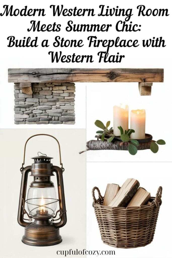 Build a Stone Fireplace with Western Flair