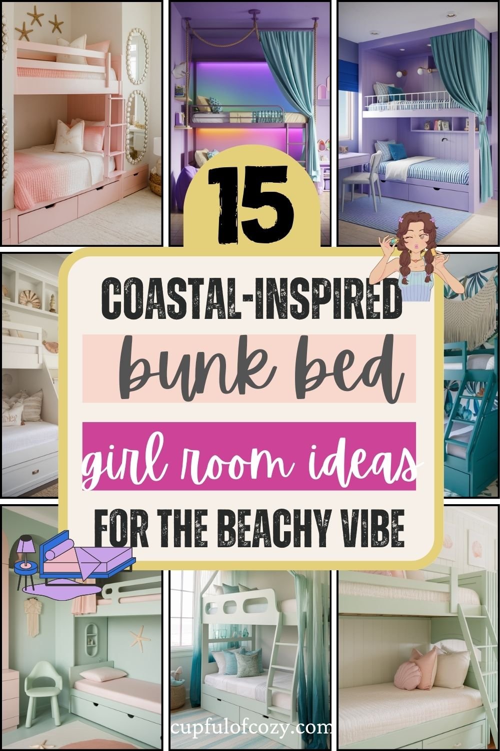 Bunkbed Girl Rooms Ideas (2)