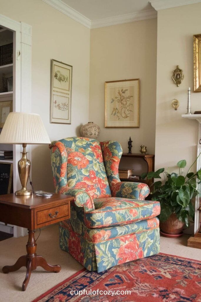 Chintz Armchair for a Floral Embrace