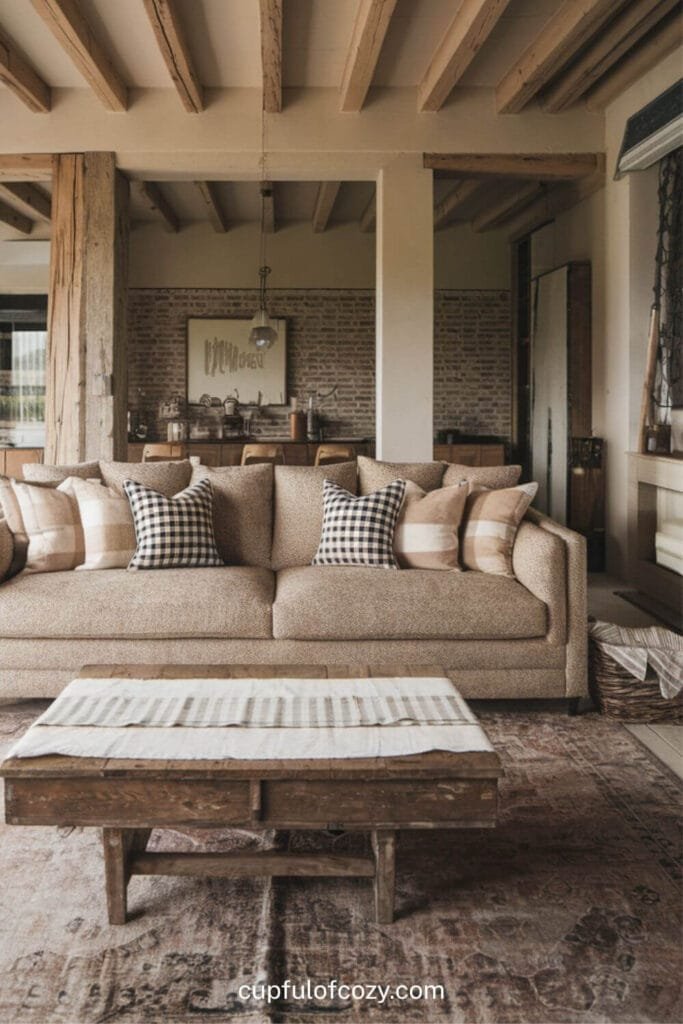 Cottage Cozy French Country Living Room