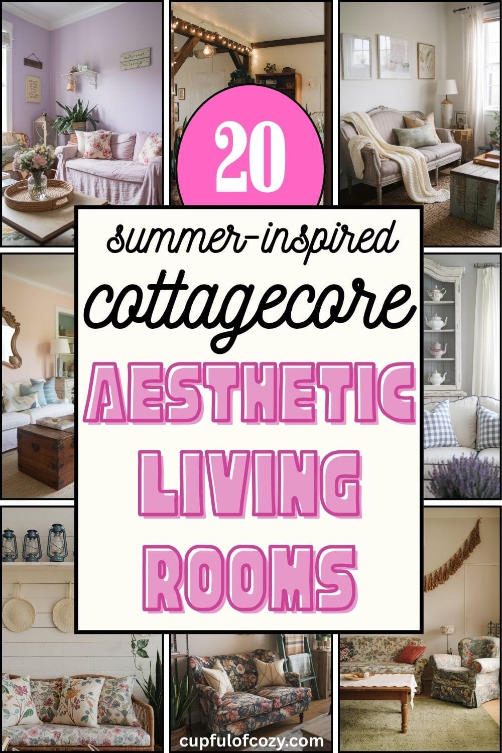 Cottagecore Living Room Ideas