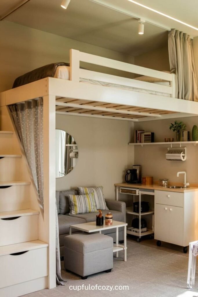 Creative's Multi-Function Studio Space Loft Bed