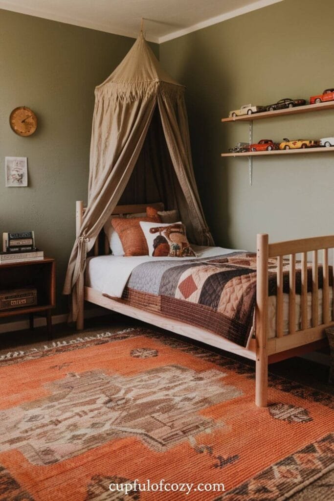 Earthy Car Camp Bedroom (2)