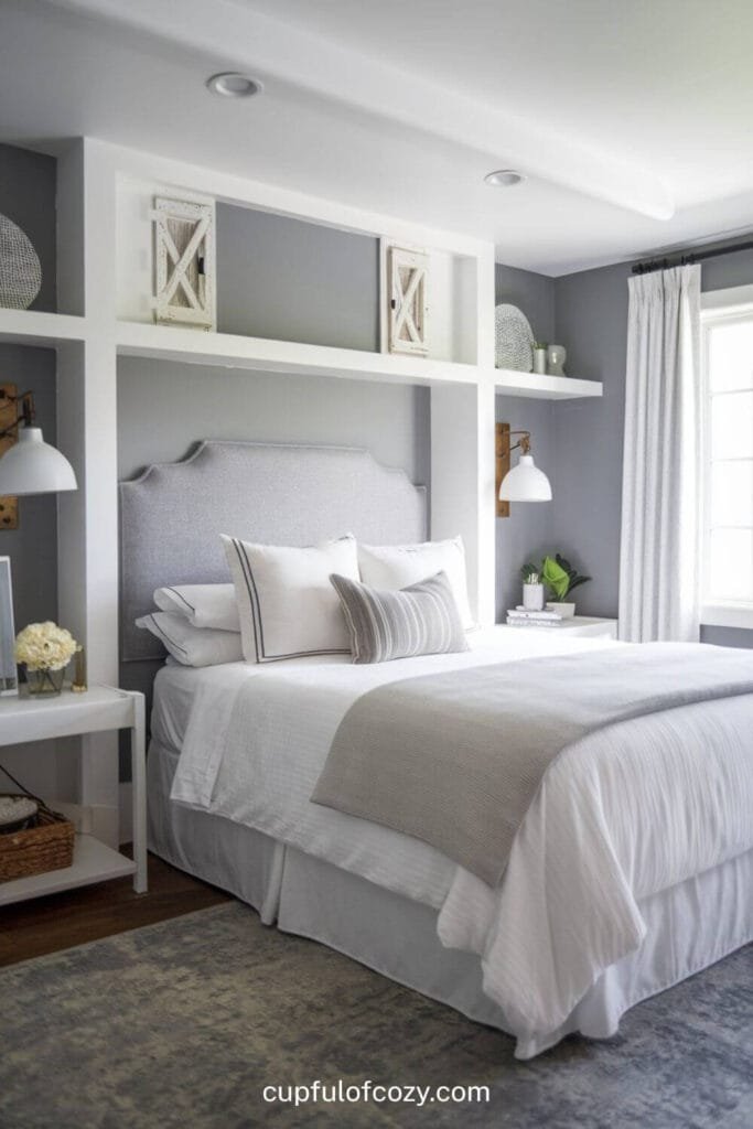 Farmhouse Sconces for Bedside Warmth