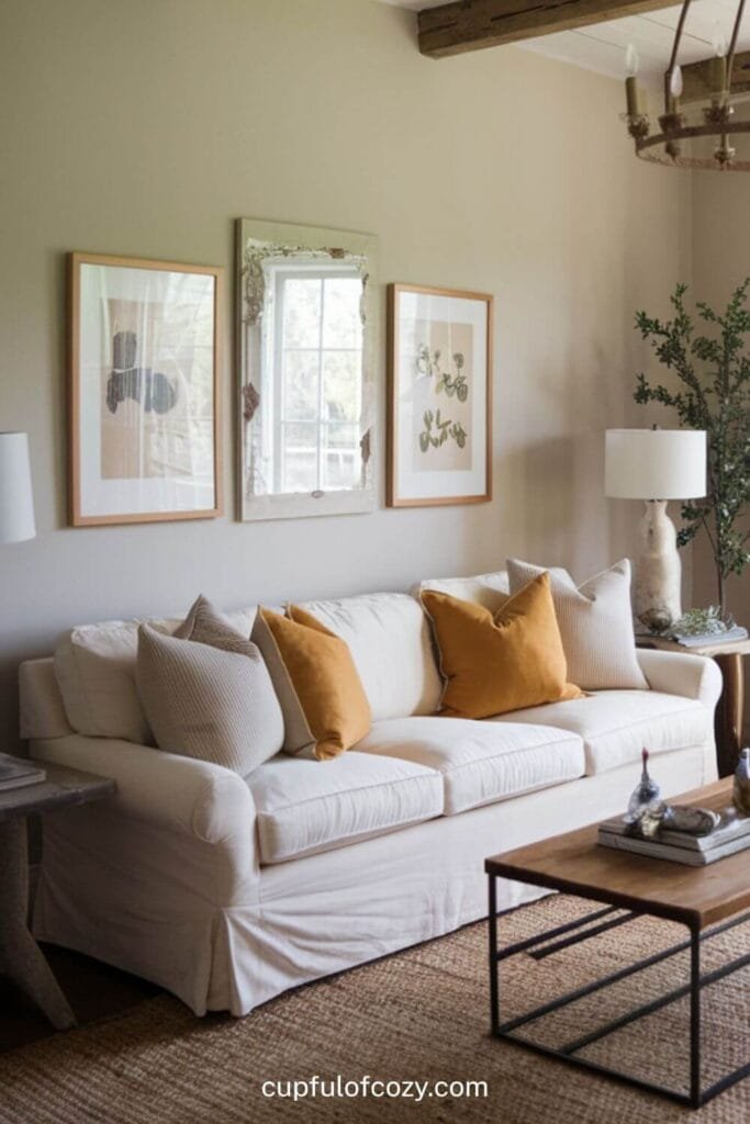 French Rustic Living Room