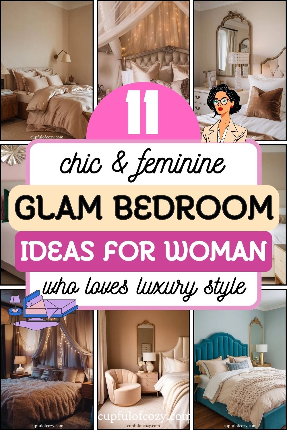 Glam Bedroom Ideas For Women (3)