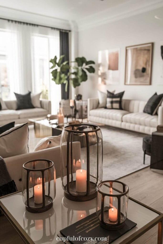 Glass Candle Lanterns
