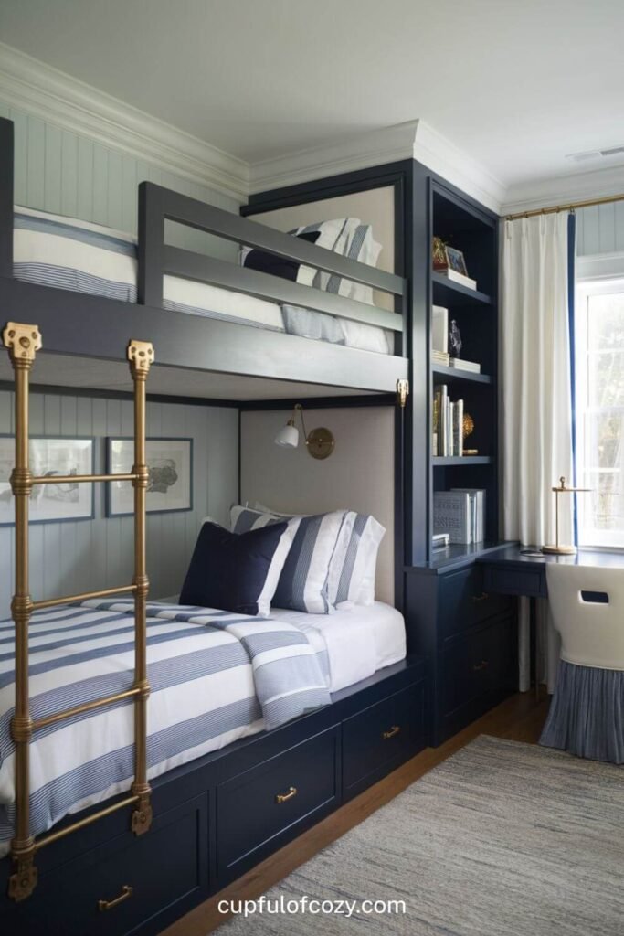 Hamptons-Inspired Elegance Bunk Beds